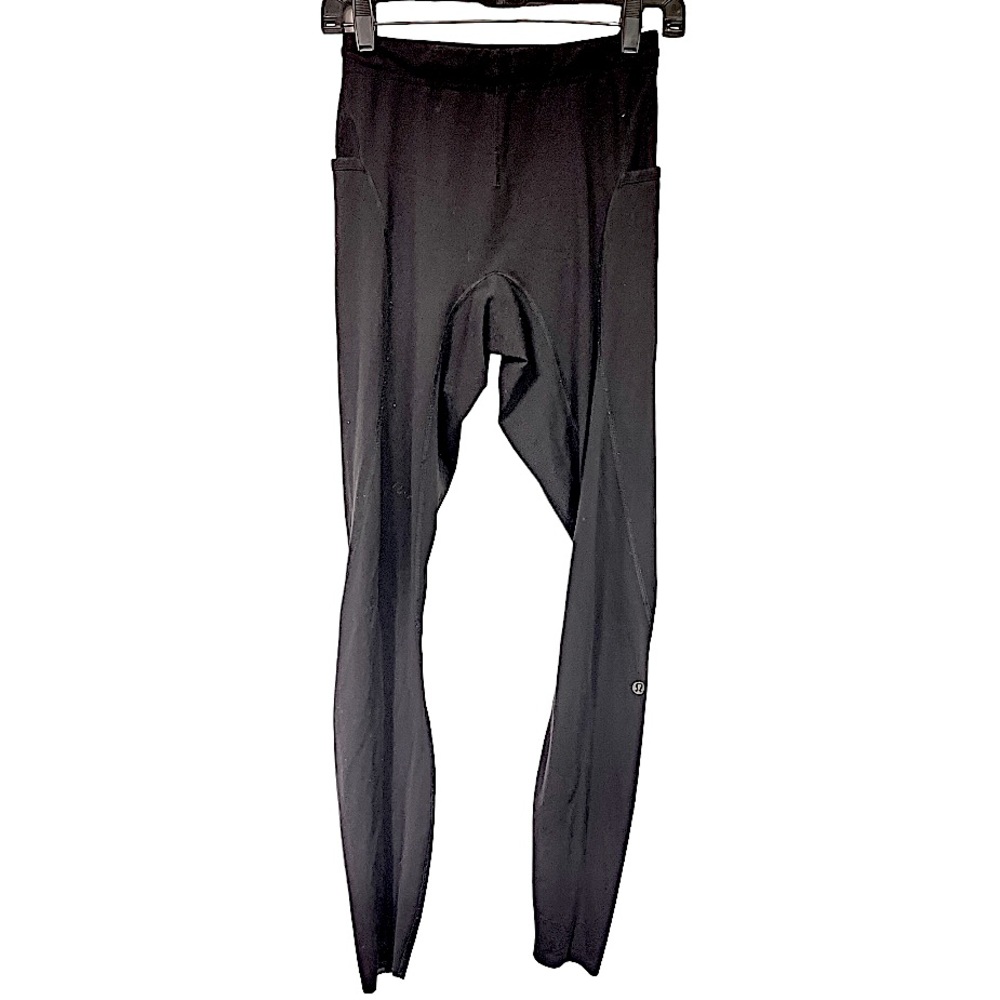 Lululemon Black Fast Free Reflective Leggings Size Small